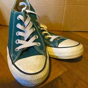 Green Converse Chuck Taylors